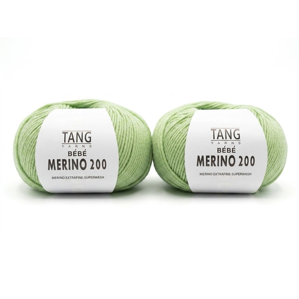 Tang Yarns Bebe Merino 200, Merino Extrafine Superwash, Lot of 2